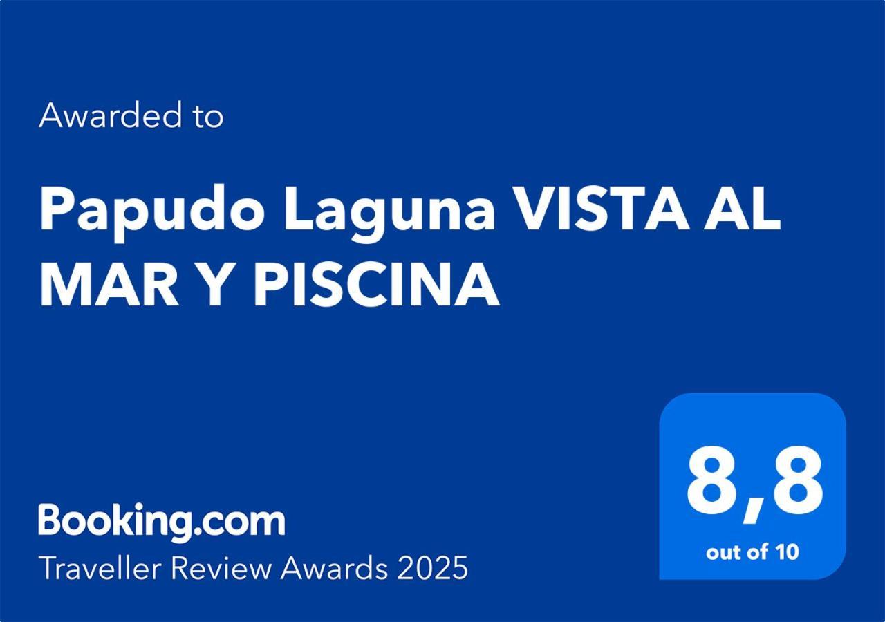 Papudo Laguna Vista Al Mar Y Piscina エクステリア 写真