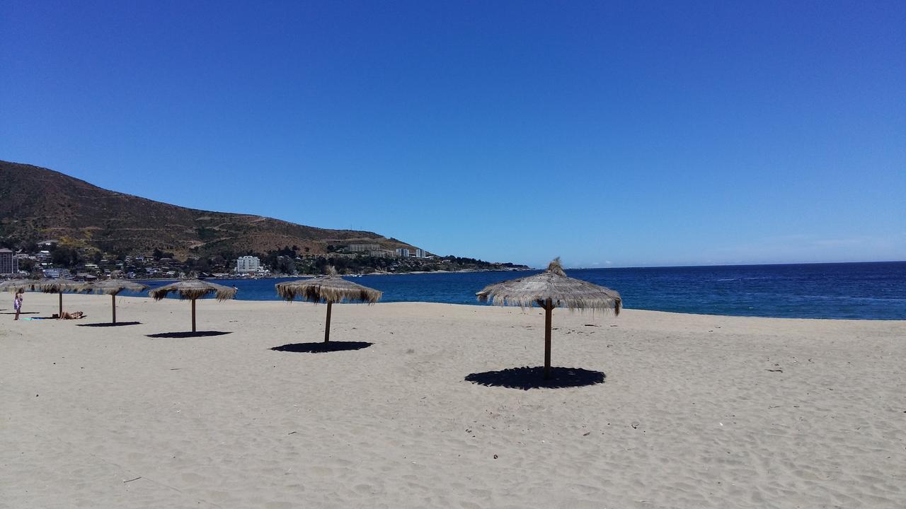 Papudo Laguna Vista Al Mar Y Piscina エクステリア 写真